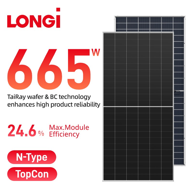 LONGi Himo X10 Bifaciale 640-670w LR7-72HVD