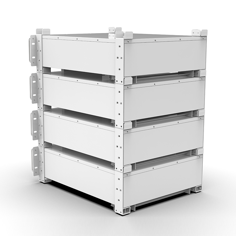 Batterie en rack WERAN WRL-48100RW 51,2 V 100 Ah LiFePO4 (5,12 kWh) – 8 000 cycles, CAN/RS485, ESS domestique empilable