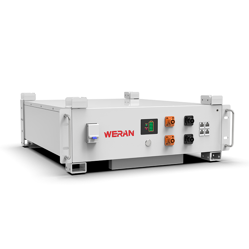 Batterie en rack WERAN WRL-48100RW 51,2 V 100 Ah LiFePO4 (5,12 kWh) – 8 000 cycles, CAN/RS485, ESS domestique empilable