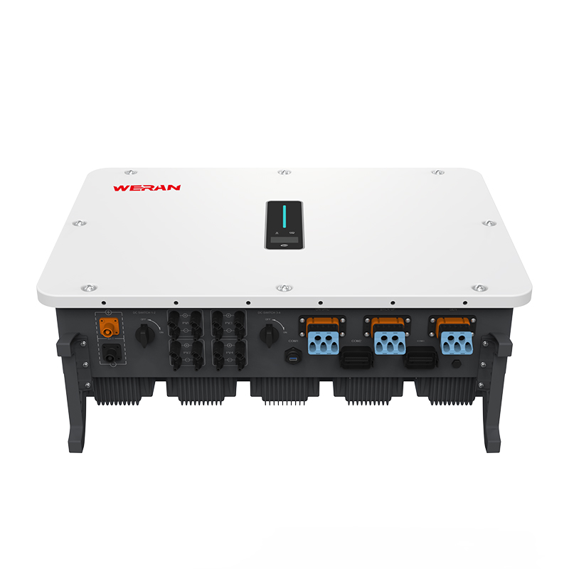 Onduleur hybride triphasé WERAN M2HT 25-50 kW – Onduleur solaire à batterie HV commerciale pour systèmes de stockage d'énergie C&I