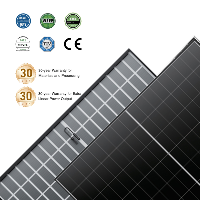 WERAN EcoLife 480-490W panneau solaire BC double verre LR7-54HJD module photovoltaïque résidentiel haut de gamme