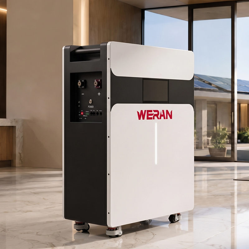 Batterie LiFePO4 de type rouleau WERAN 51,2 V 314 Ah 16 kWh pour le stockage d'énergie domestique